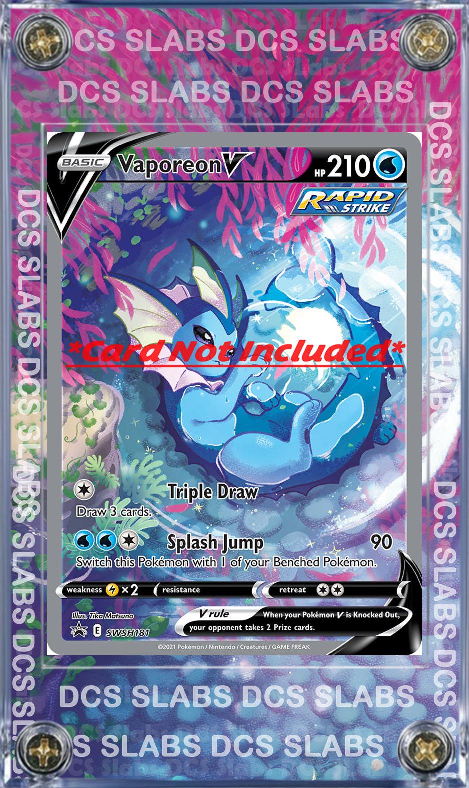 X6 Pokemon Jolteon Flareon Vaporeon VMAX & V Alt Art SWSH180
