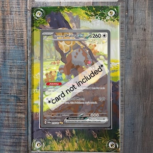 Dalle de vitrine personnalisée Pokemon Bloodmoon Ursaluna EX 216/217 Twilight Mascarade