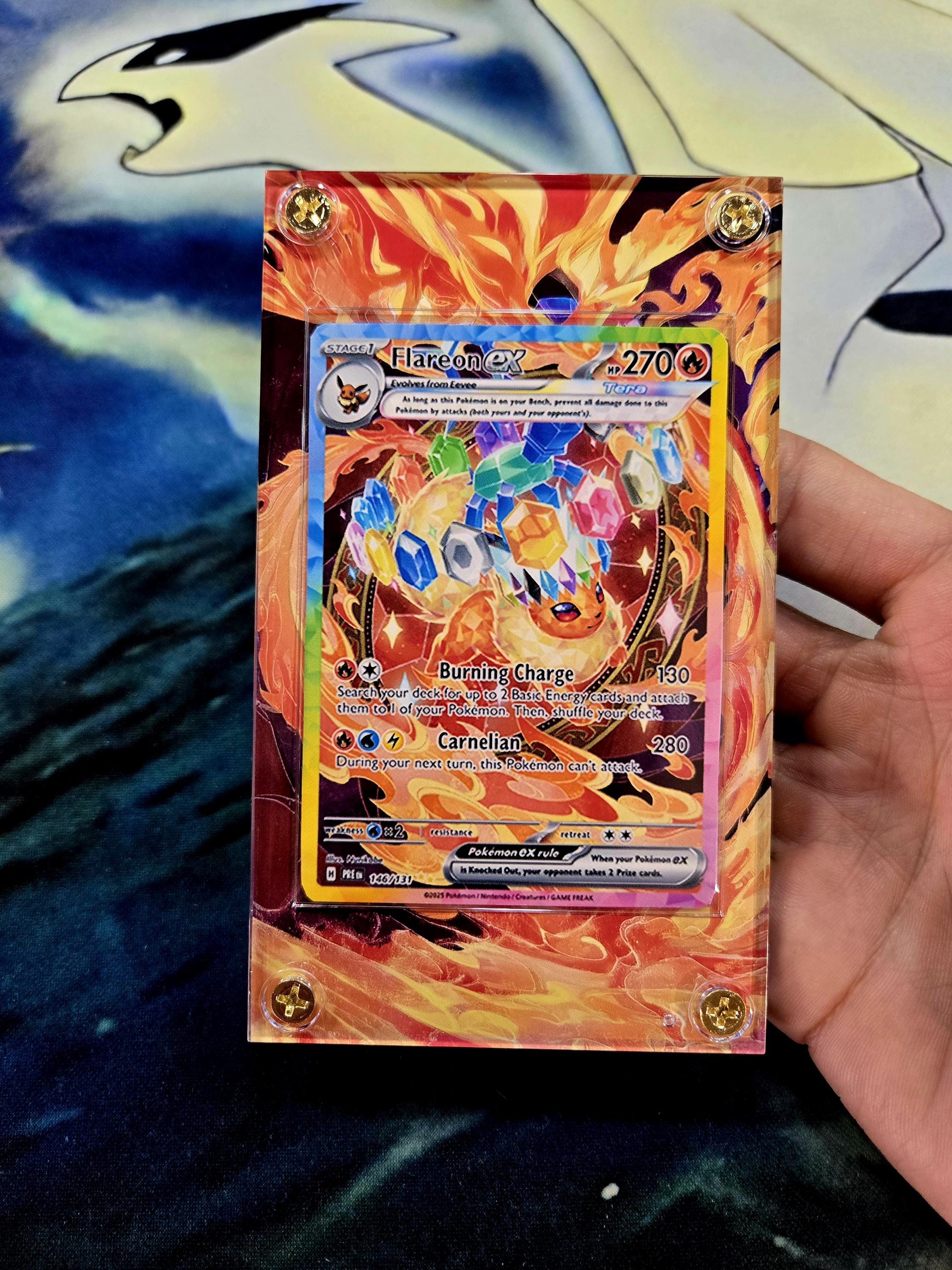 Pokemon Card Flareon EX SIR 146/131 Prismatic Evolutions Extended
