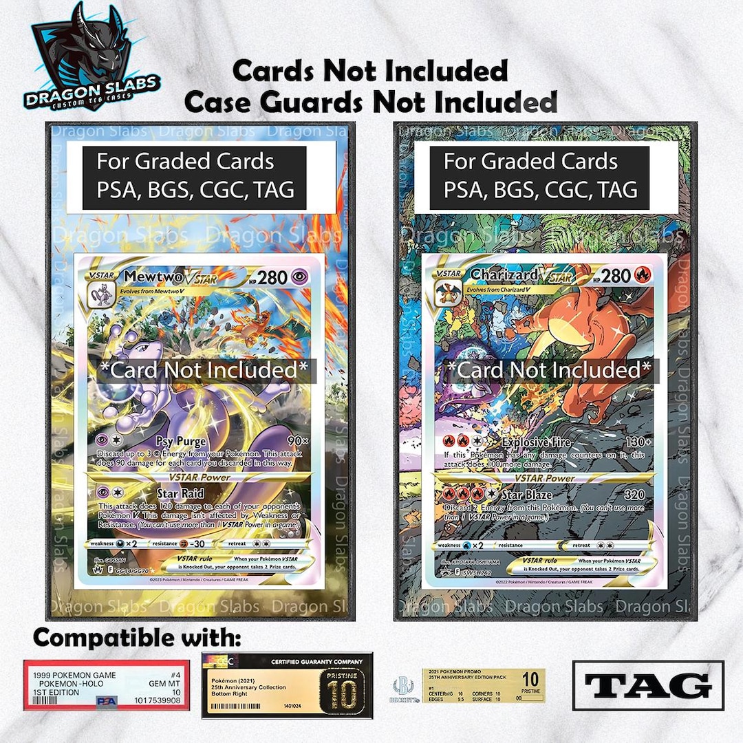 X2 Mewtwo VSTAR GG44 Crown Zenith & Charizard Vstar SWSH262 Promo
