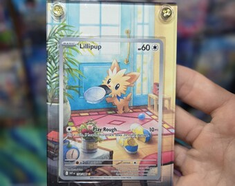 Pokemon Lillipup IR 154/086 White Flare Extended Art Case - Etsy