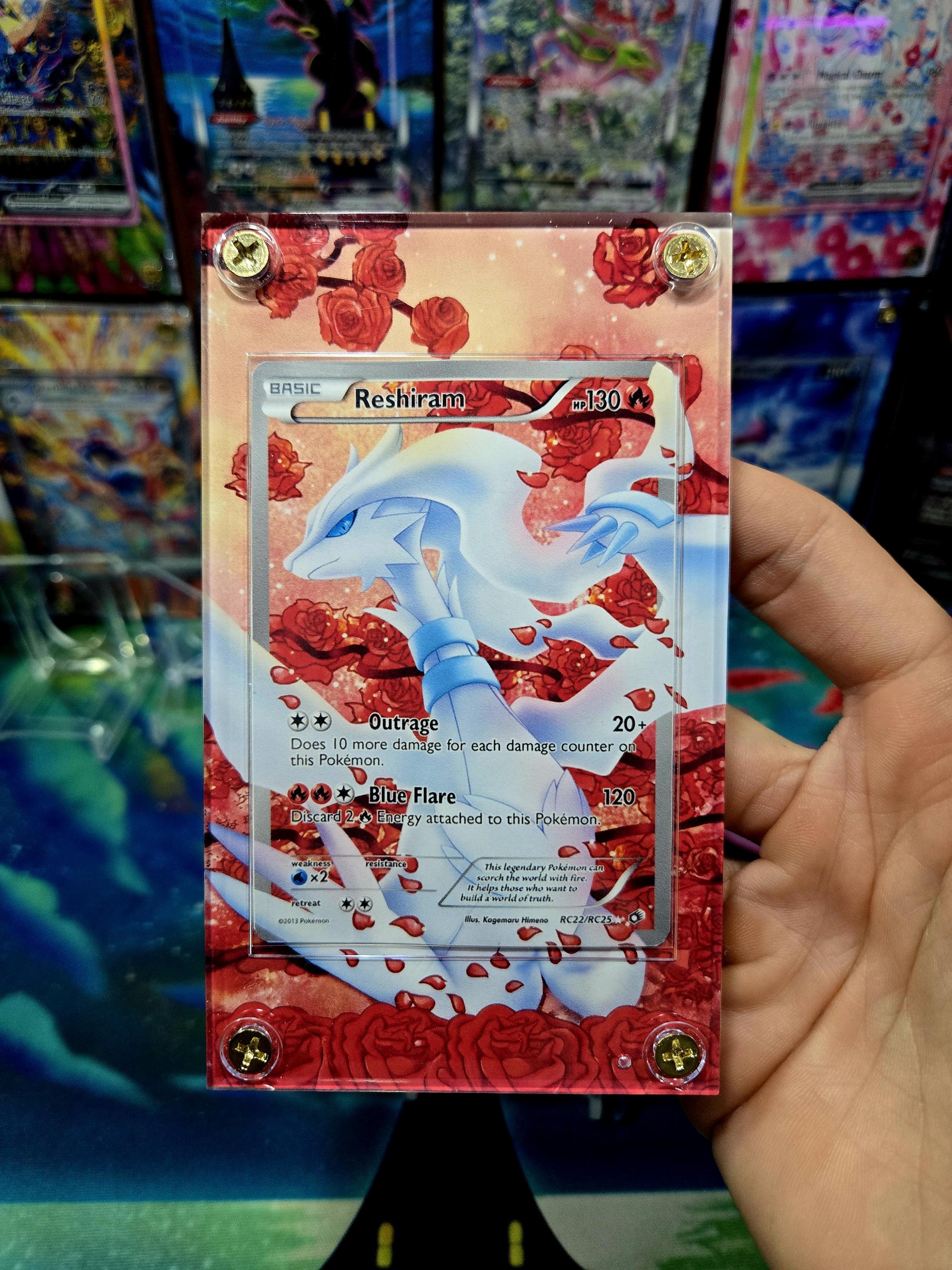 Pokemon Reshiram RC22/RC25 Legendary Treasures Extended Art Custom