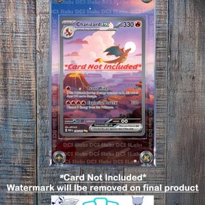 Pokemon Charizard EX 151 Promo SVP 199 Vitrine personnalisée