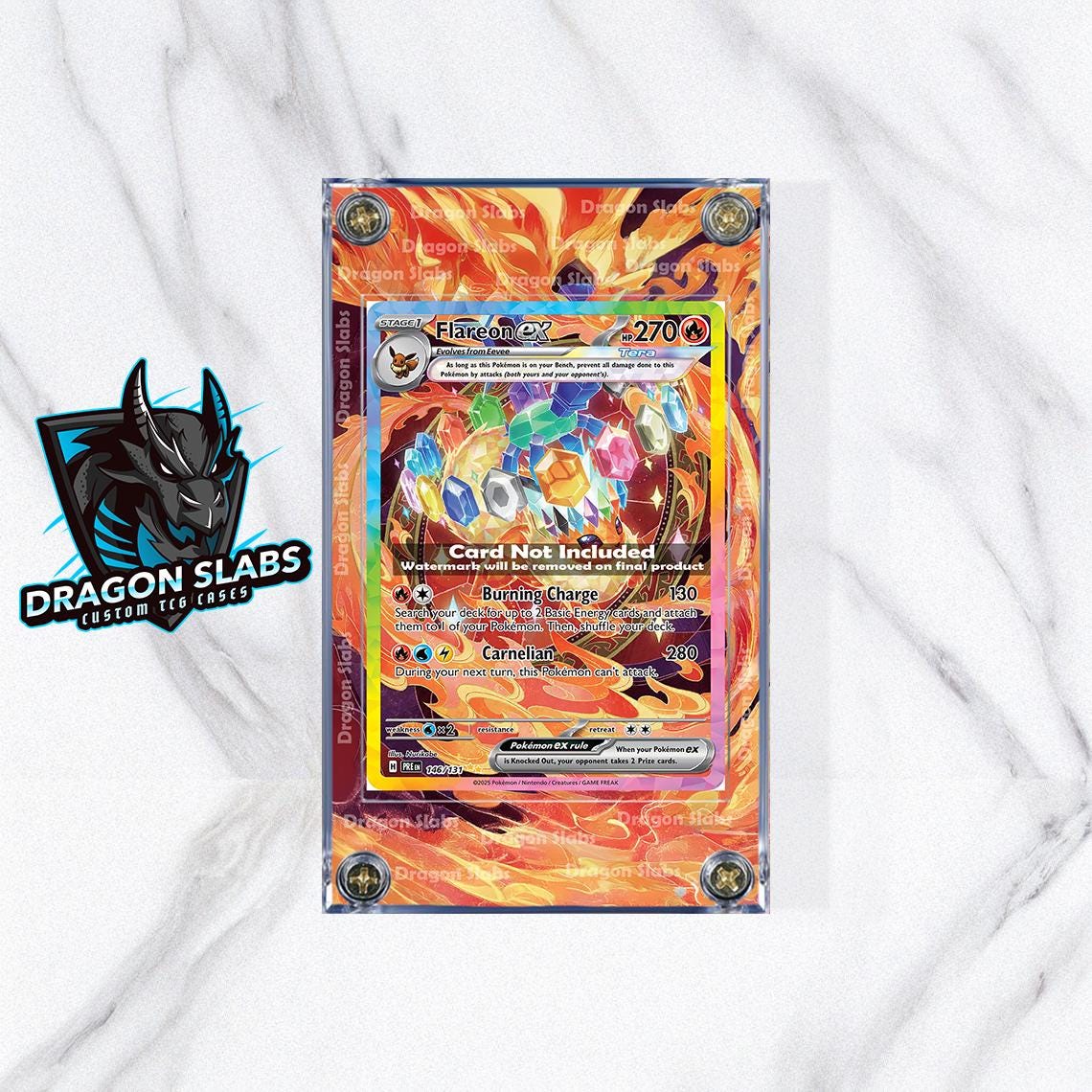 rare flareon card Flareon (Poke Ball Pattern) - SV2a: Pokemon Card 151 [REVERSE HOLO] [Near Mint] main image 1