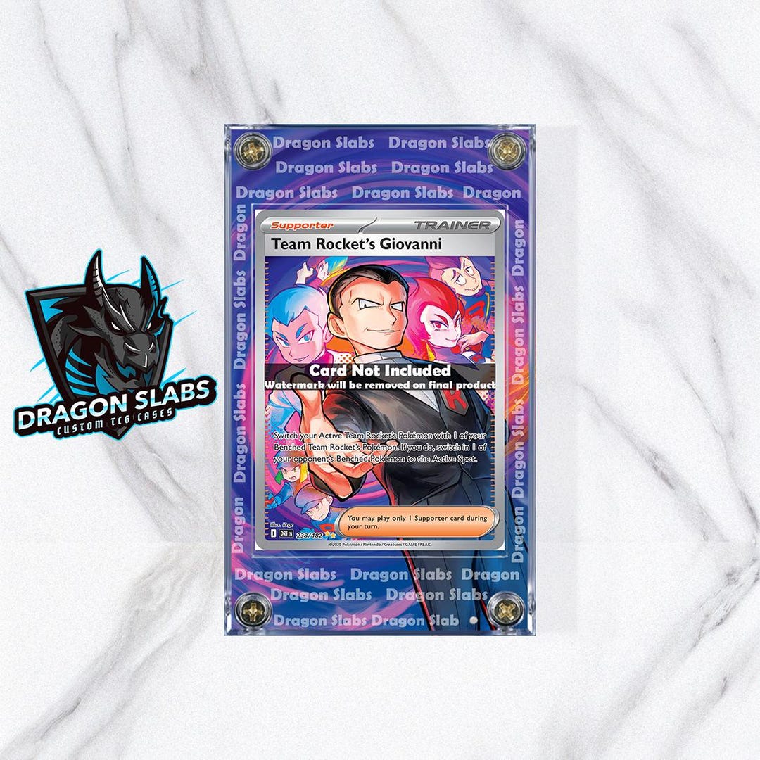 Pokemon Team Rocket's Giovanni 238/182 Destined Rival Extended Art Case - Etsy Pokemon Team Rocket's Giovanni 238/182 Destined Rival Extended Art Case - Etsy