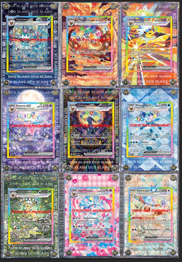 x9 Pokemon Prismatic Evolutions Eeveelution SIR Set - Umbreon, Sylveon, Espeon, Glaceon, Leafeon, Vaporeon, Flareon, Jolteon, Eevee