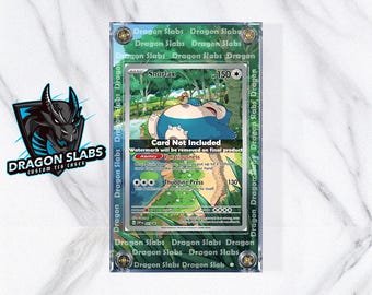 Pokemon Snorlax SVP051 Promo Pokemon 151 Custodia personalizzata con grafica estesa