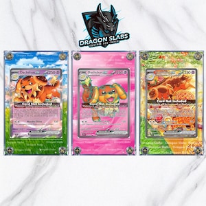 Pokémon Dachsbun EX SIR Stellar Crown Stellar Miracle SIR 169/142 Carta Exhibidor Personalizado