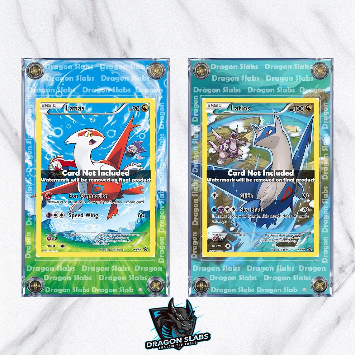 ポケモン ラティアス＆ラティオス XY 78 79 プロモ拡張アートケース x2