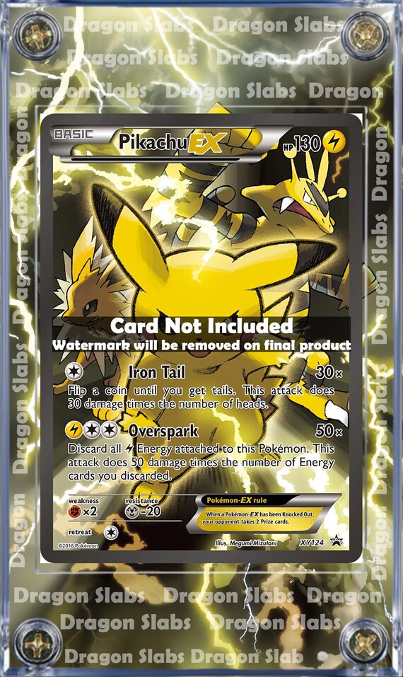 Pokemon Pikachu EX XY124 Promo Extended Artwork Case - Etsy Denmark