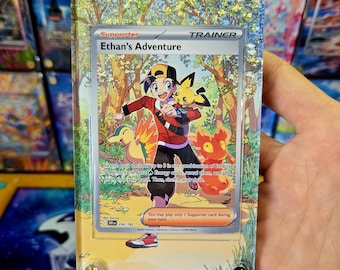 Pokemon Ethan's Adventure 236/182 191/182 Destined Rival Extended Art Case
