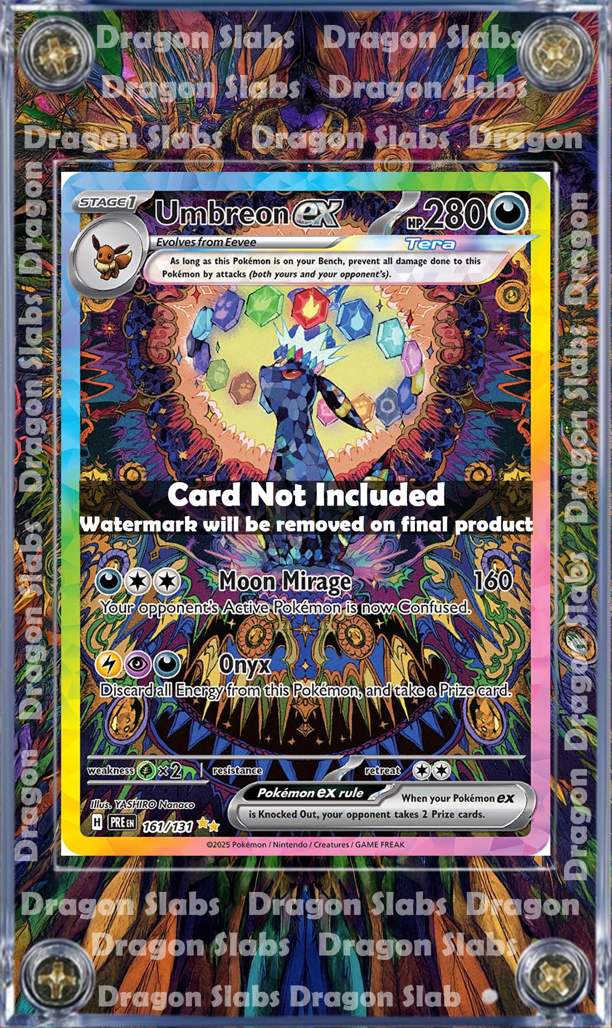 Pokemon Umbreon EX SIR 161/131 Prismatic Evolutions Custom Case - Etsy