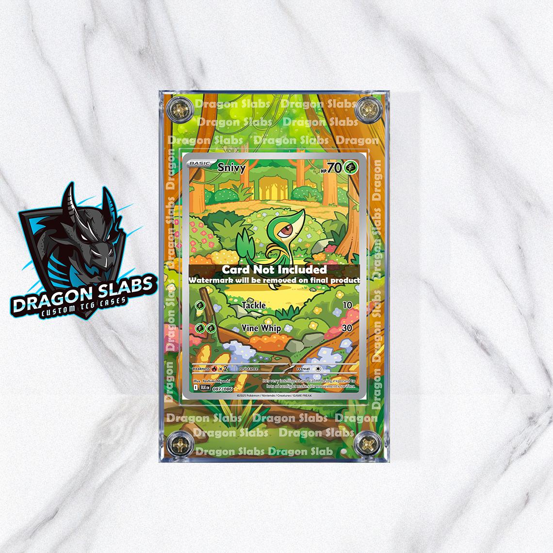 Pokemon Snivy IR 087/086 Black Bolt Extended Art Case - Etsy