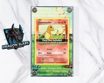 Pokemon Charmander Base Set Extended Artwork Display Case