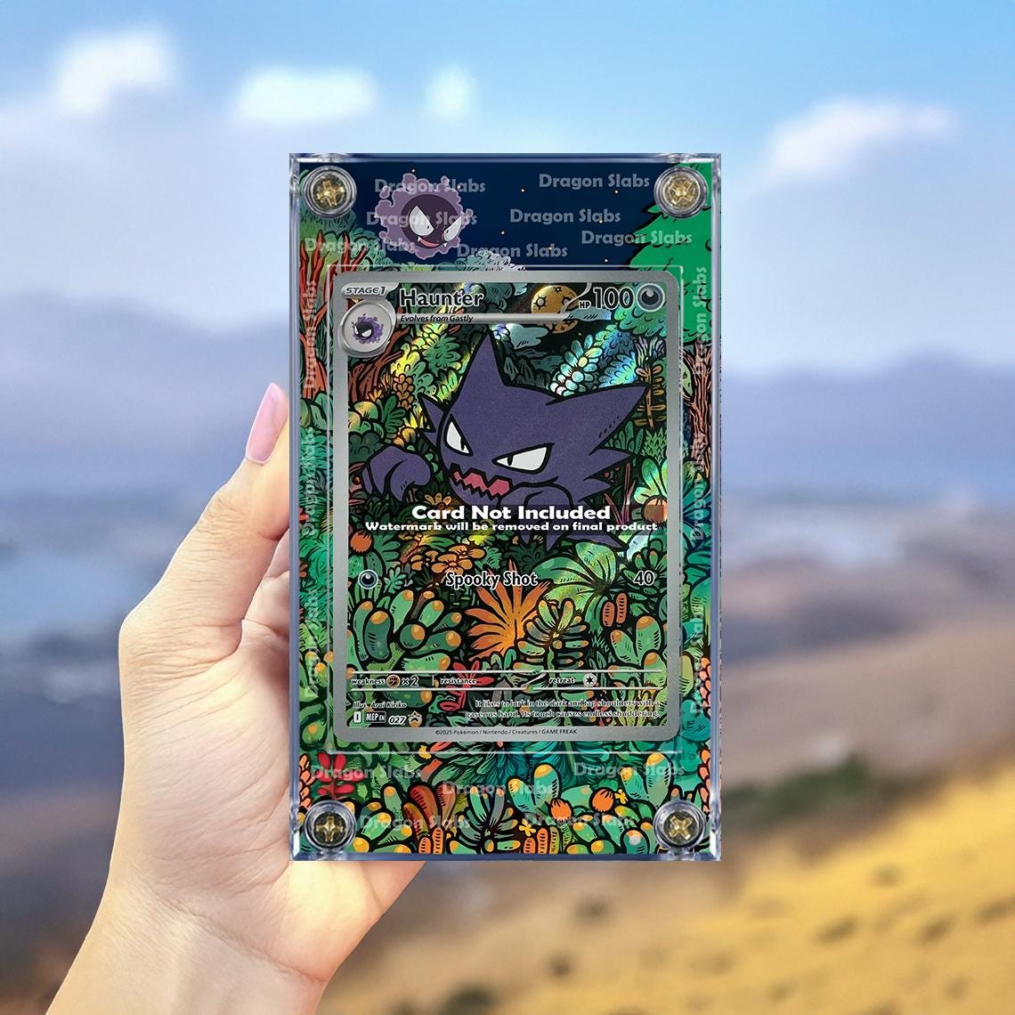 full art haunter pokemon card - 093/165- Pokemon 151 - Reverse Foil including damage The Most Valuable Haunter Cards