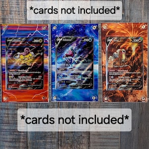 Vitrines personalizadas Pokémon Suicune Entei Raikou V GG38 GG36 GG41Crown Zenith
