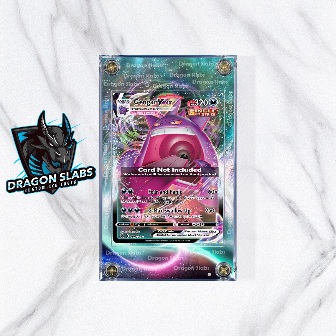 pokemon gengar vmax card Rare Holographic Credit Card Skin Unmatched Clarity Pokemon Gengar Vmax Alt Art
