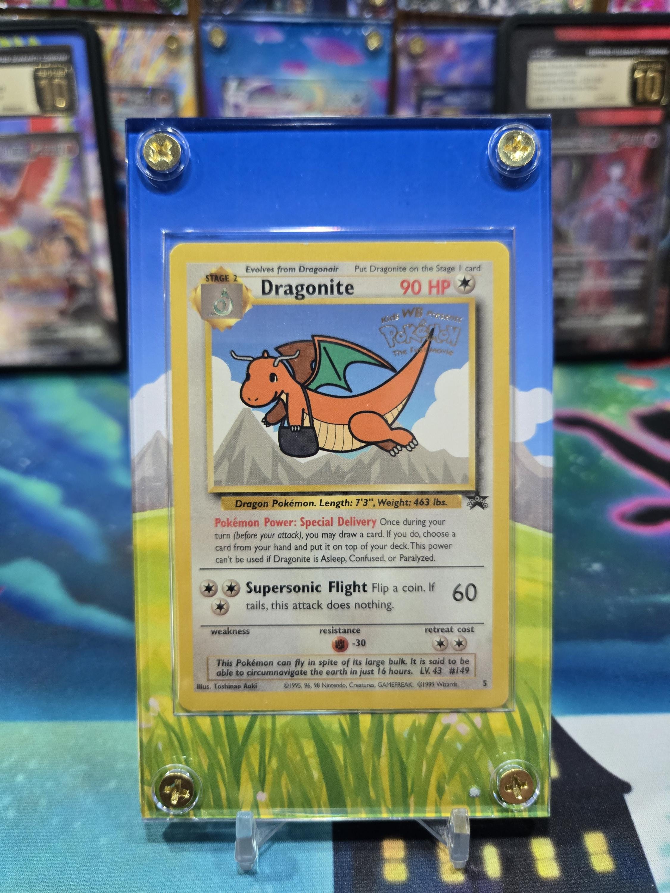 Pokemon Dragonite Black Star Promo #5 Extended Art Custom Case - Etsy  Finland