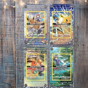 x4 Eevee Flareon Jolteon Vaporeon TG Brilliant Stars Extended Artwork Cases