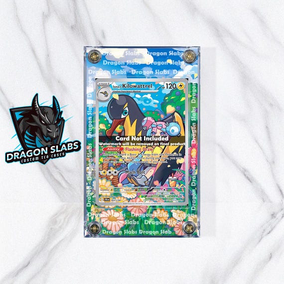 Pokemon Iono's Kilowattrel 163/159 Journey Together Extended Art Custom  Case - Etsy