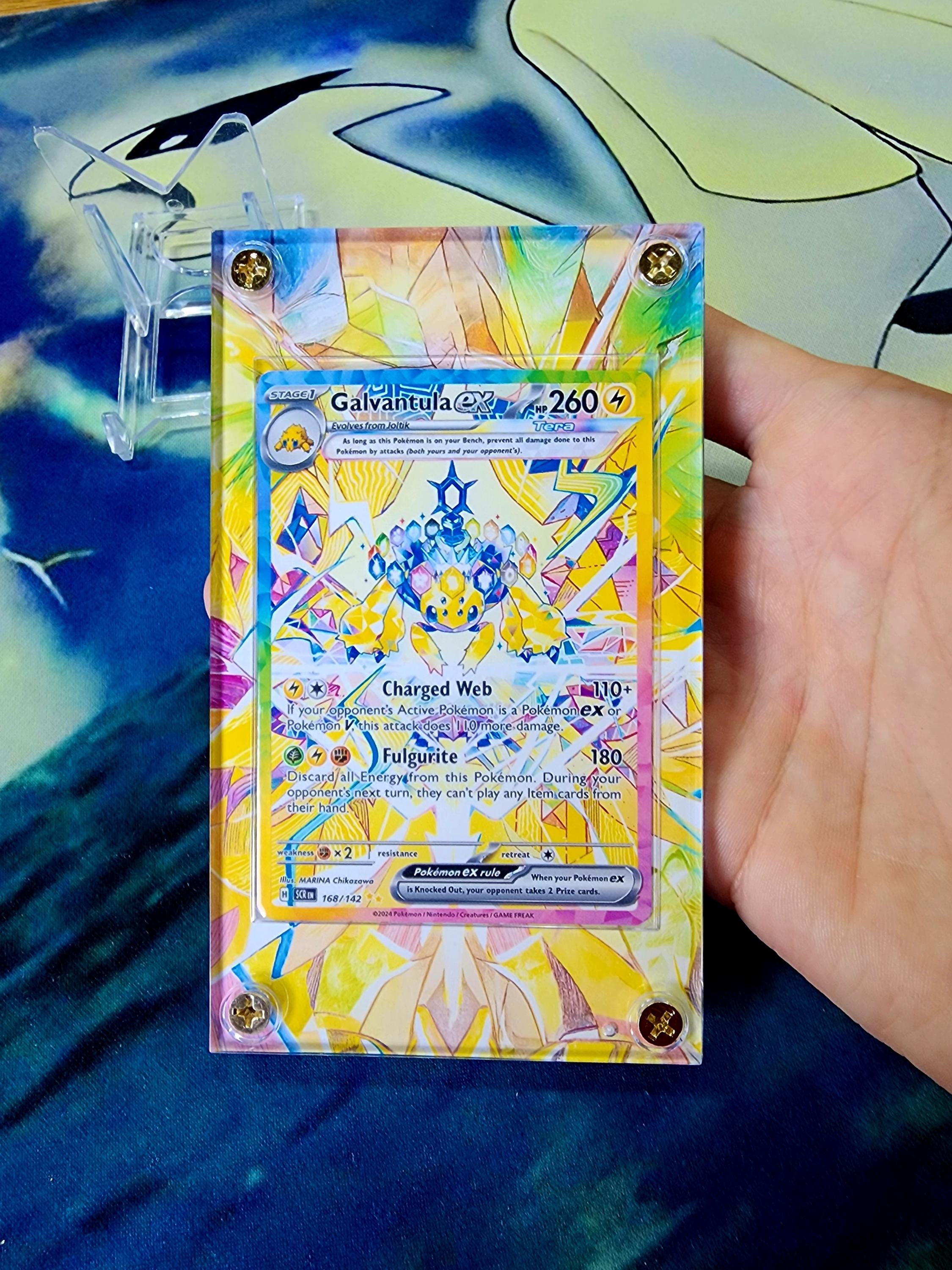 Pokemon Galvantula EX SIR 168/142 Stellar Crown Extended Artwork