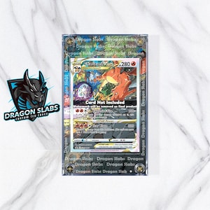 Pokemon Charizard Vstar SWSH262 Promo Custom Display Case Slab Extended Artwork