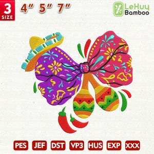 México Floral Cinco De Mayo Arco Diseño de Bordado, Coqueta Cinco De Mayo Bordado, Bordado Mexicano, Descarga Instantánea