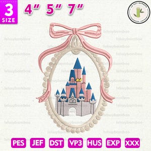 Girl Trip Embroidery Design, Cartoon Coquette Bow Embroidery Design, Magical Kingdom Embroidery Design, Family Trip Design, Instant Download