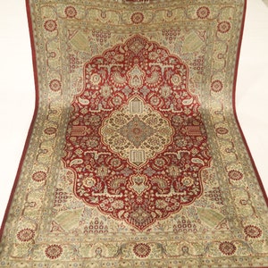 5x7 Oriental Hand Knotted Area Rug - Red Persian Style Traditional High Quality Wool Rug - Medallion Rug - Bedroom Rug - Office Rug - Rugs