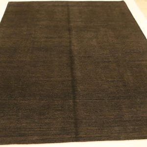 9x12 Striped Gabbeh Area Rug - Afghan Hand Knotted Oriental Veg Dye Wool Rug - Bedroom Rug - Dining Room Rug - Living Room Rug - Home Decor