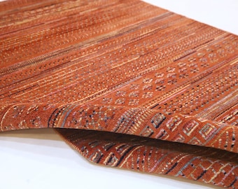4x6 Orangefarbener Gabbeh-Wollteppich - Afghanischer handgeknüpfter Stammes-Lori-Baft-Teppich