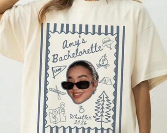 Vintage Camp Bachelorette Shirt, Custom Lake Bridal Party Tee, Cabin Weekend Bach Trip