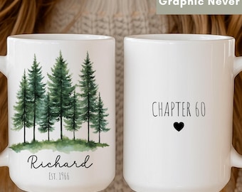 Personalized 60th Birthday Mug, Chapter 60 Gift for Him, Custom 1966 Coffee Mug, Gift for Husband Dad Grandpa,Brother, Friend, Uncle