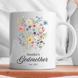 Caneca para madrinha, presente de batismo, caneca para pedido de casamento, caneca para café de batizado, presente de revelação de gravidez, presentes de agradecimento aos padrinhos