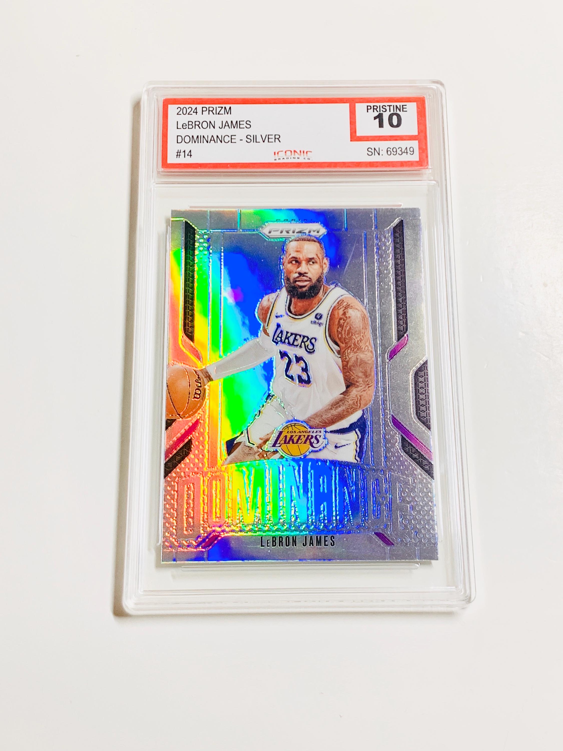 グレード10 レブロン・ジェームズ 2024 プリズム・ドミナンス