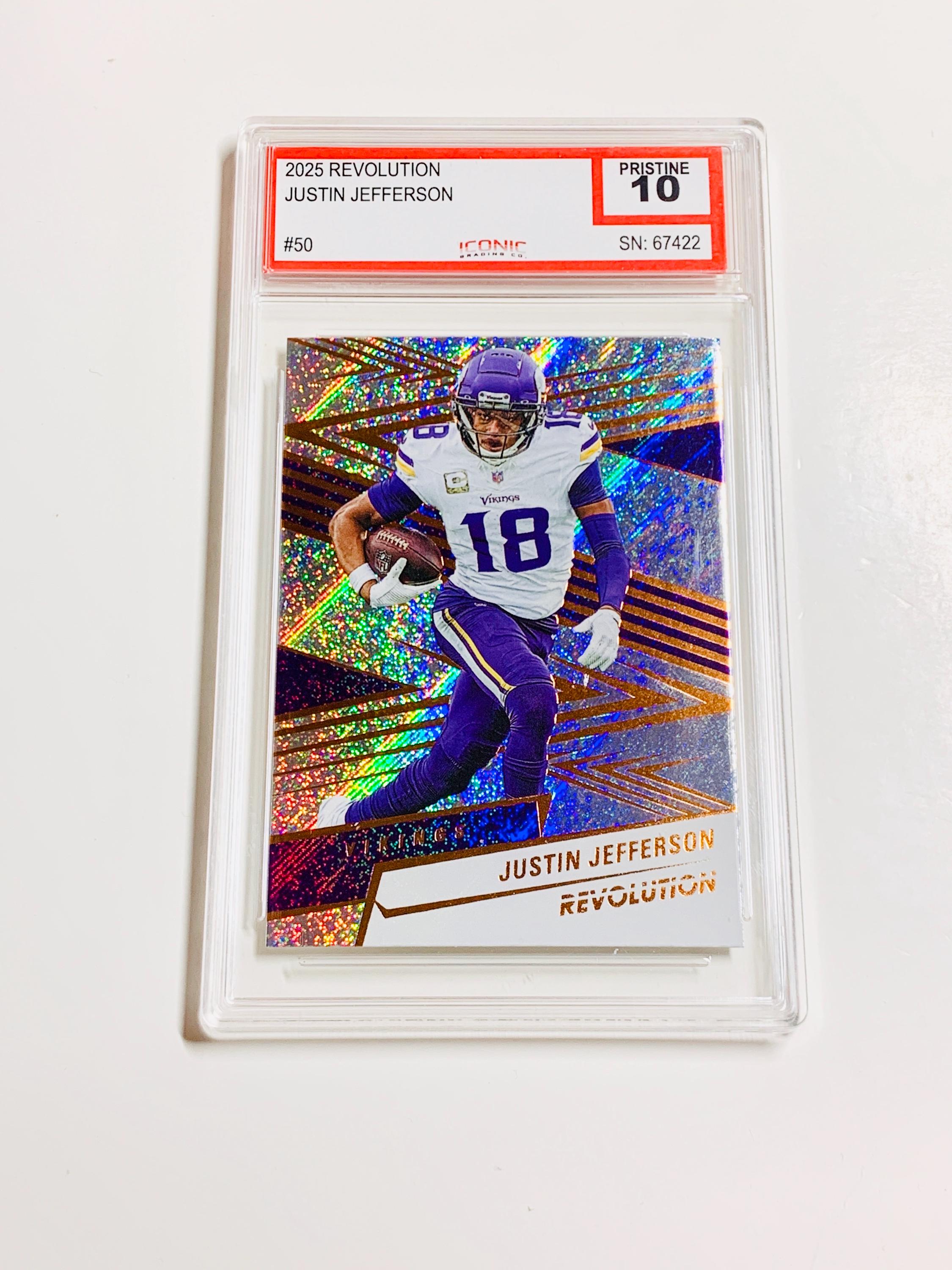 justin jefferson graded rookie card Amazon.com: Justin Jefferson 2020 Select Rookie Card RC #61 PSA 10 Graded (Cert #72213635) Gem Mint Authenticated by Powers Sports Memorabilia