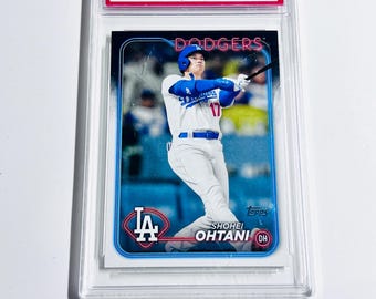 GRADED 10 SHOHEI OHTANI 2024 Topps #500 “World Series Champs” Los Angeles Dodgers Pristine Card