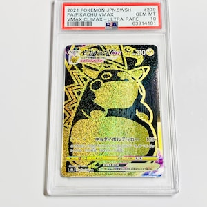 PSA 10 PIKACHU Vmax Japanese VMAX Climax Holo Pokemon Full Art 279