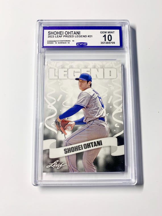 GRADED 10 2023 Special Release SHOHEI OHTANI Prized Legend Pitching Los  Angeles Dodgers Gem Mint