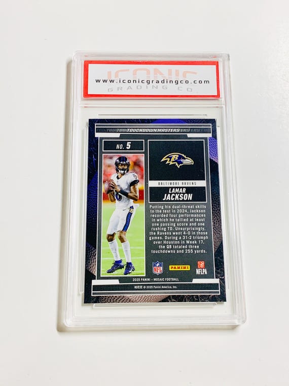 lamar jackson graded card Amazon.com: Lamar Jackson (Baltimore Ravens) 2018 Panini Donruss Football  #317 RC Rookie Card