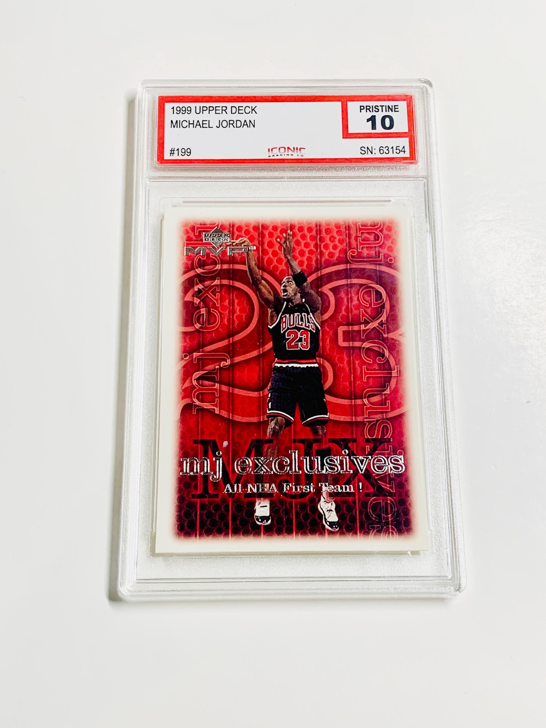 1999 UD MVP Michael Jordan MJ exclusives #179 - 208 checklist