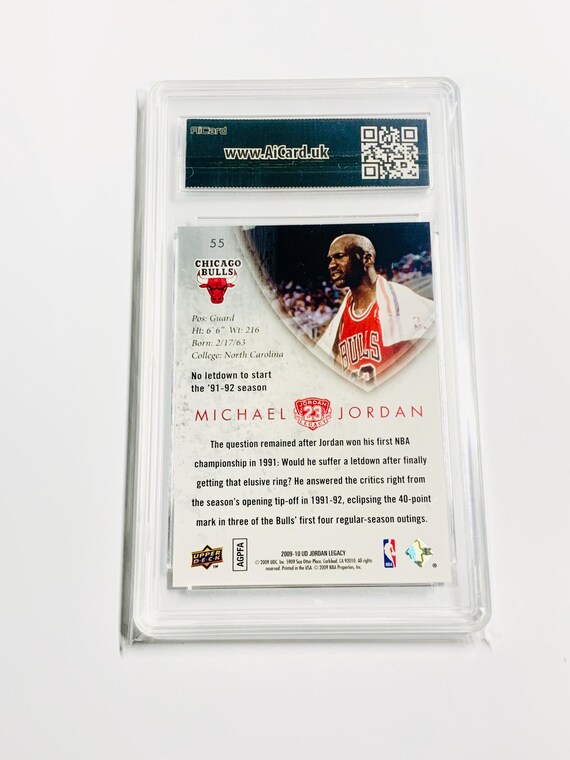 GRADED 10 MICHAEL JORDAN Gold 2009 Upper Deck Jordan Legacy #55 Chicago  Bulls G.O.A.T Gem Mint - Etsy