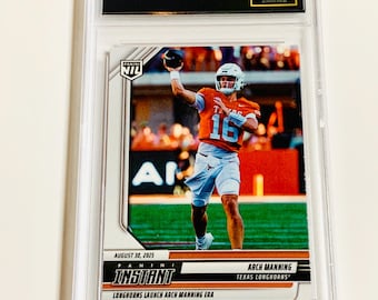 GRADED 10 ARCH MANNING Rookie Karte Limitierte Auflage 1 Von 2302 2025 Panini Instant Nil #Ama Ncaa Texas Gem Mint