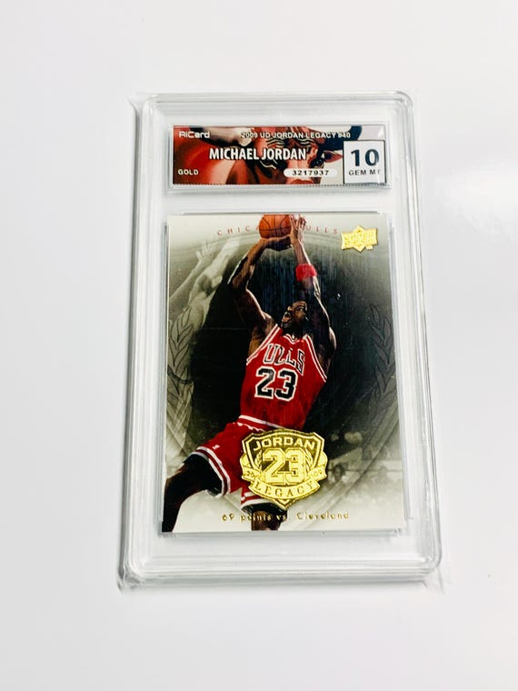 UPPER DECK CHICAGO BULLS ゴールド版 GRADED 10 MICHAEL JORDAN Gold 2009 Upper Deck Jordan Legacy #40
