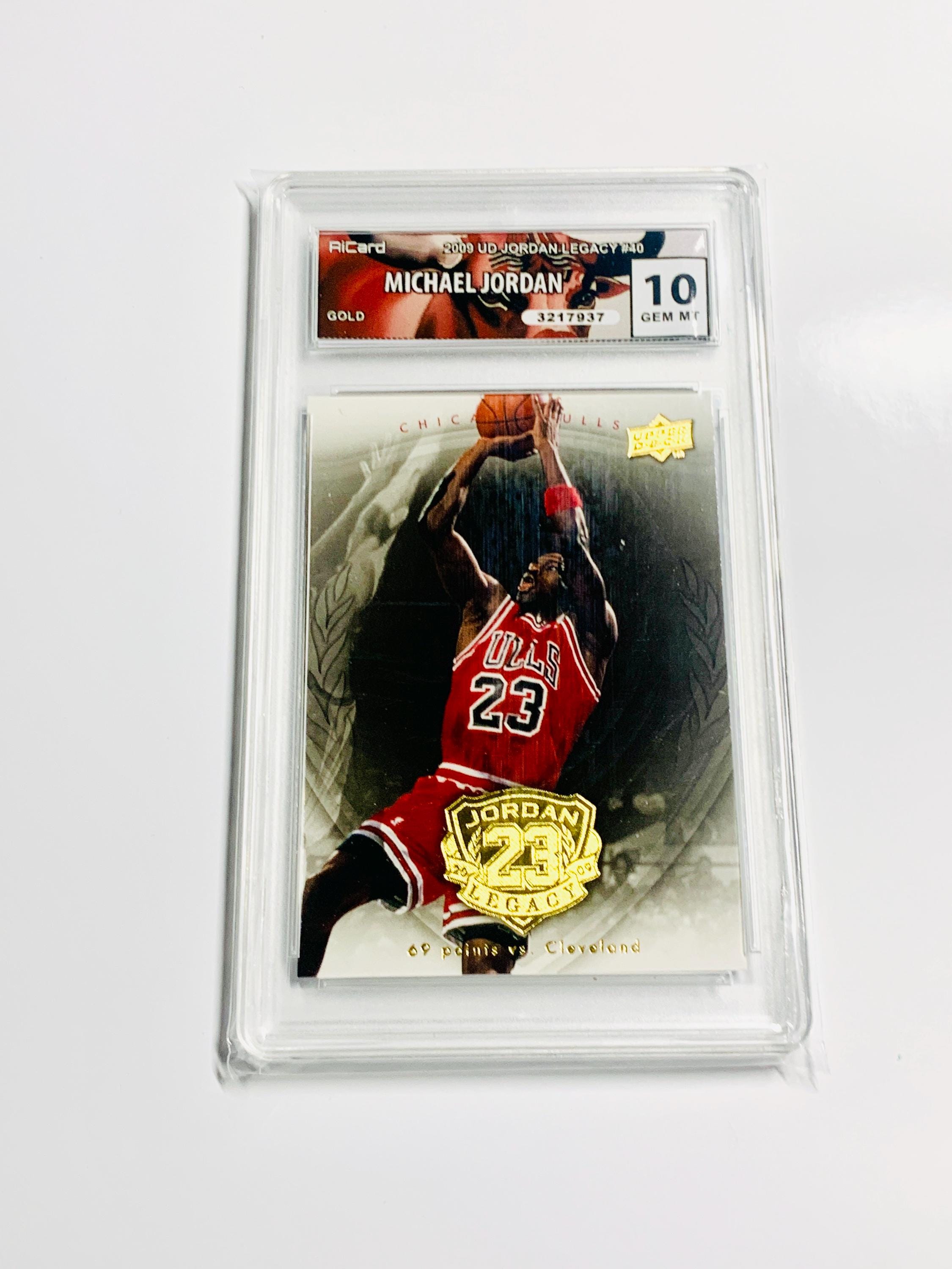 GRADED 10 MICHAEL JORDAN Gold 2009 Upper Deck Jordan Legacy #40