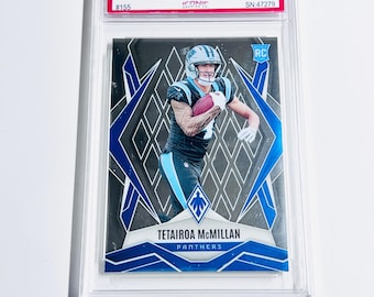 GRADED 10 TETAIROA McMILLAN Rookie Card 2025 Phoenix #155 Carolina Panthers PRISTINE Card