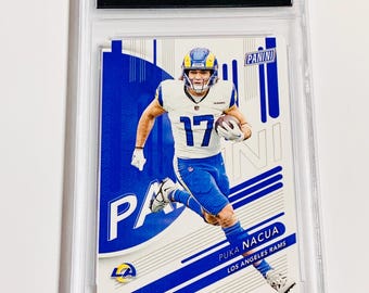 GRADED 10 PUKA NACUA 2024 Panini National Convention #12 Los Angeles Rams Gem Mint