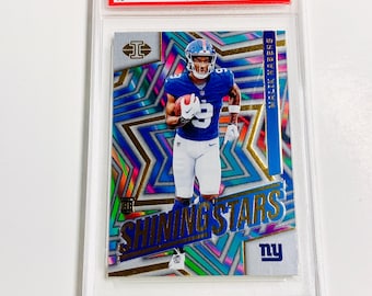 CALIFICACIÓN 10 Tarjeta de novato de MALIK NABERS 2024 Illusions Shining Stars #5 Tarjeta impecable de los New York Giants