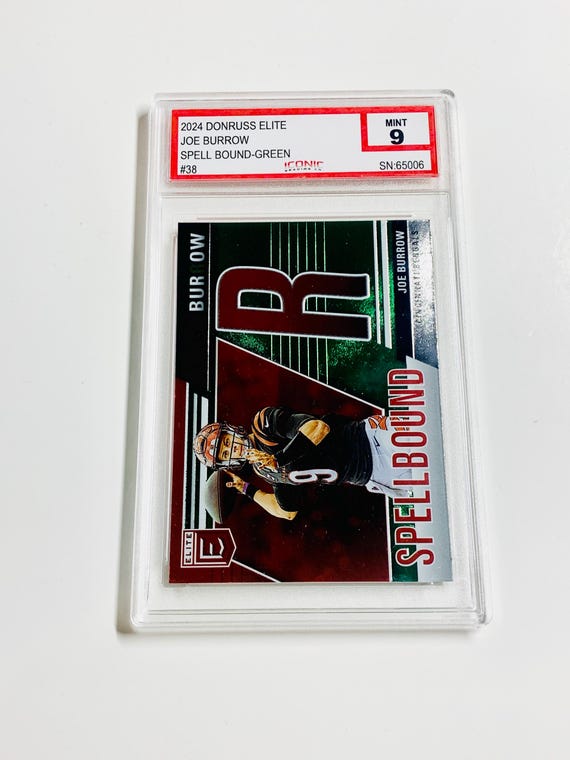 joe burrow graded card 2020 Leaf Silver Rookie #RS-04 (Gem Mint 10) PSA 8 - JOE BURROW