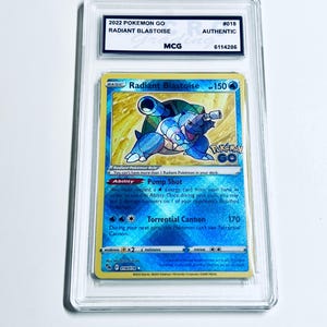 shiny blastoise pokemon go card Radiant Blastoise - Pokemon GO [RADIANT RARE]